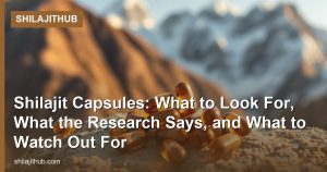 Shilajit Capsules: What to Look For, What the Research Says, and What to Watch Out For