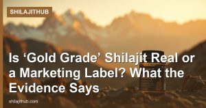 Is ‘Gold Grade’ Shilajit Real or a Marketing Label? What the Evidence Says