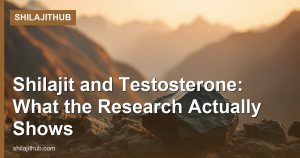 Shilajit and Testosterone: What the Research Actually Shows